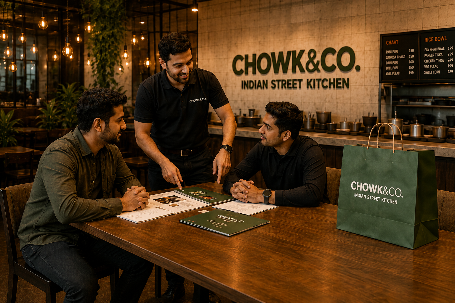 CHOWK & CO. Canadian franchise storefront concept